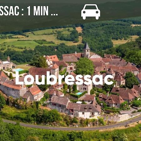 La Sagnarde, Maison En Pierre, Loubressac Экстерьер фото
